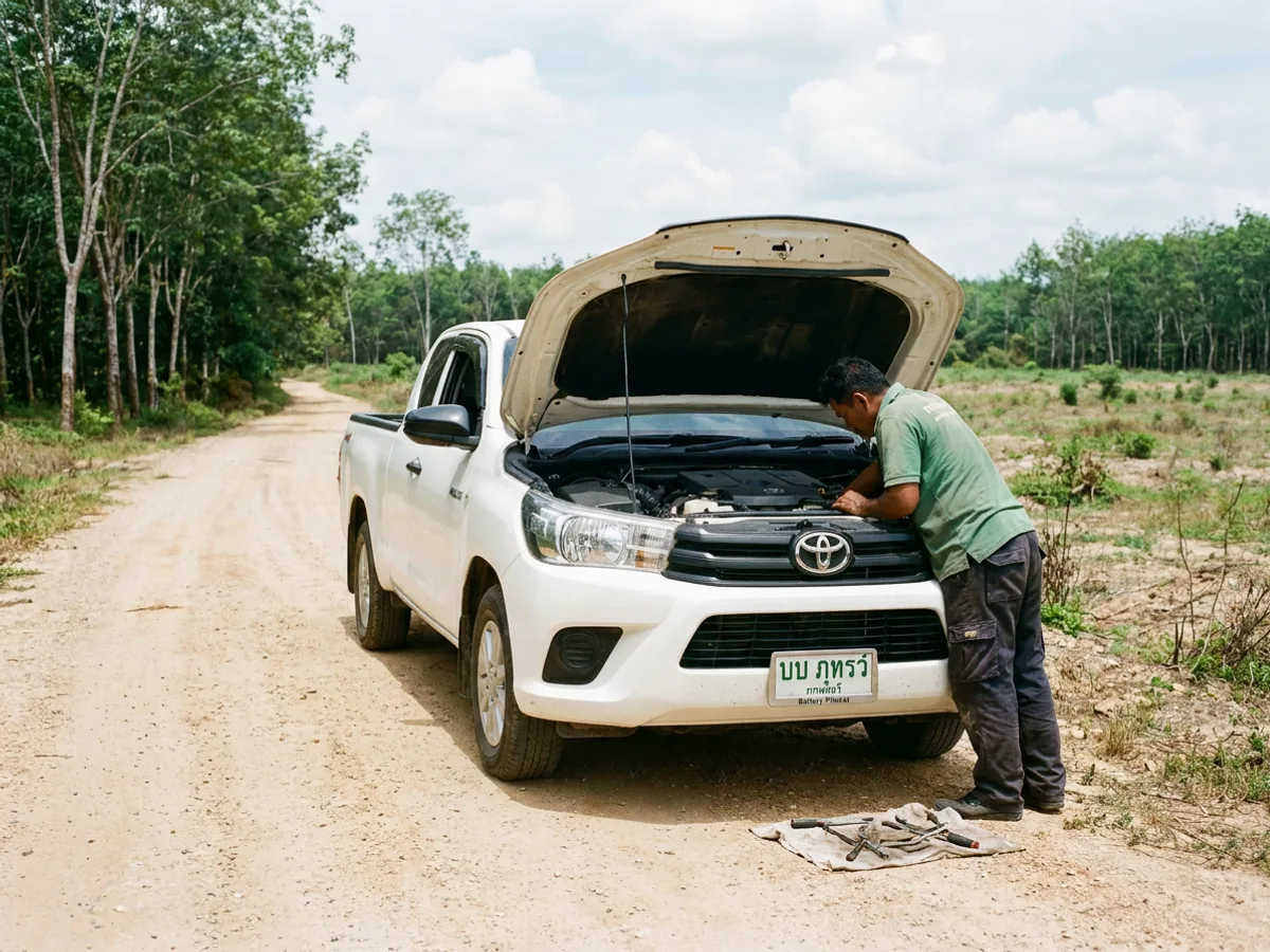 Car battery service in Thalang, Phuket