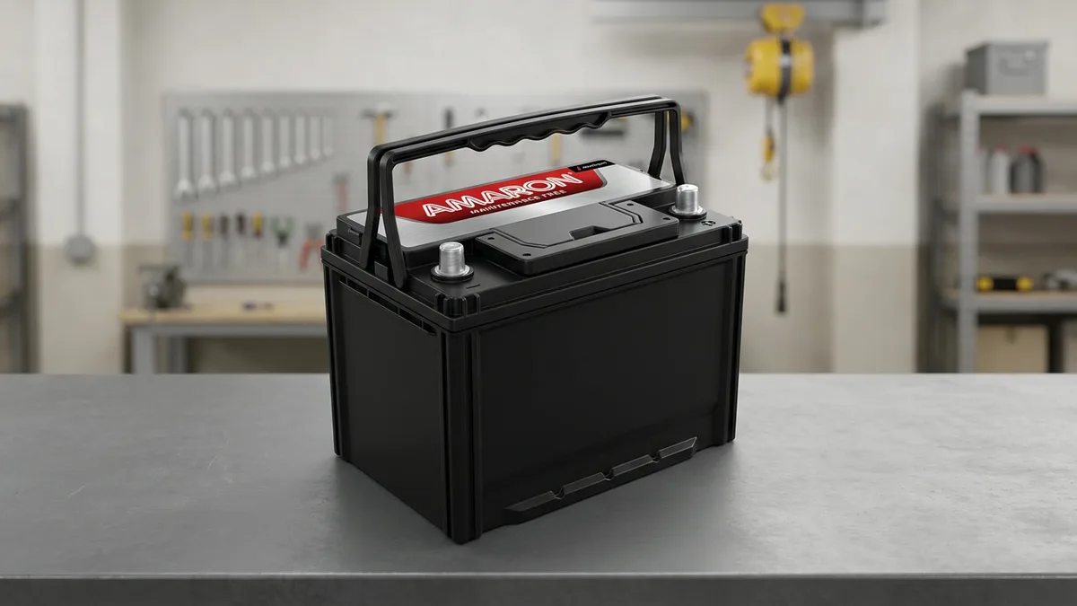 Amaron car battery fitted in Phuket