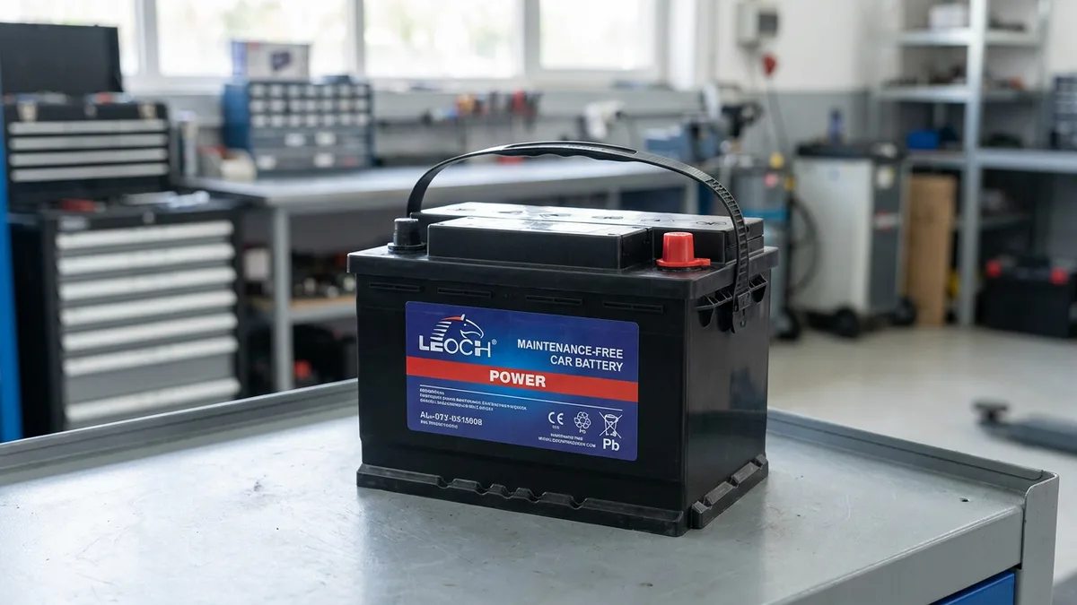 Leoch car battery fitted in Phuket