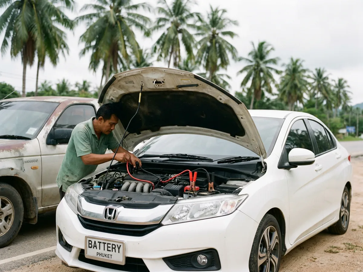 Mobile Jump-Start Service in Phuket